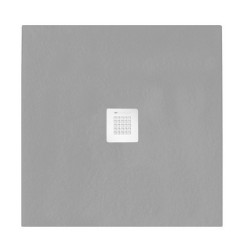 PIATTO DOCCIA LINEA EMOTION MOD. SERENITY QUADRATO Grigio 7035 - cm 100 x 100